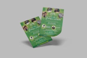 Building With Love Dinner Flyer